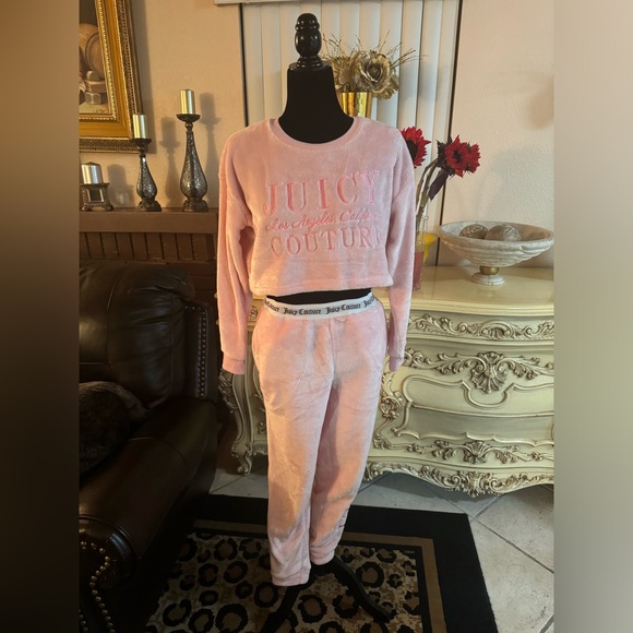Juicy Couture Pants - Juicy Couture Pink Tracksuit Size Small